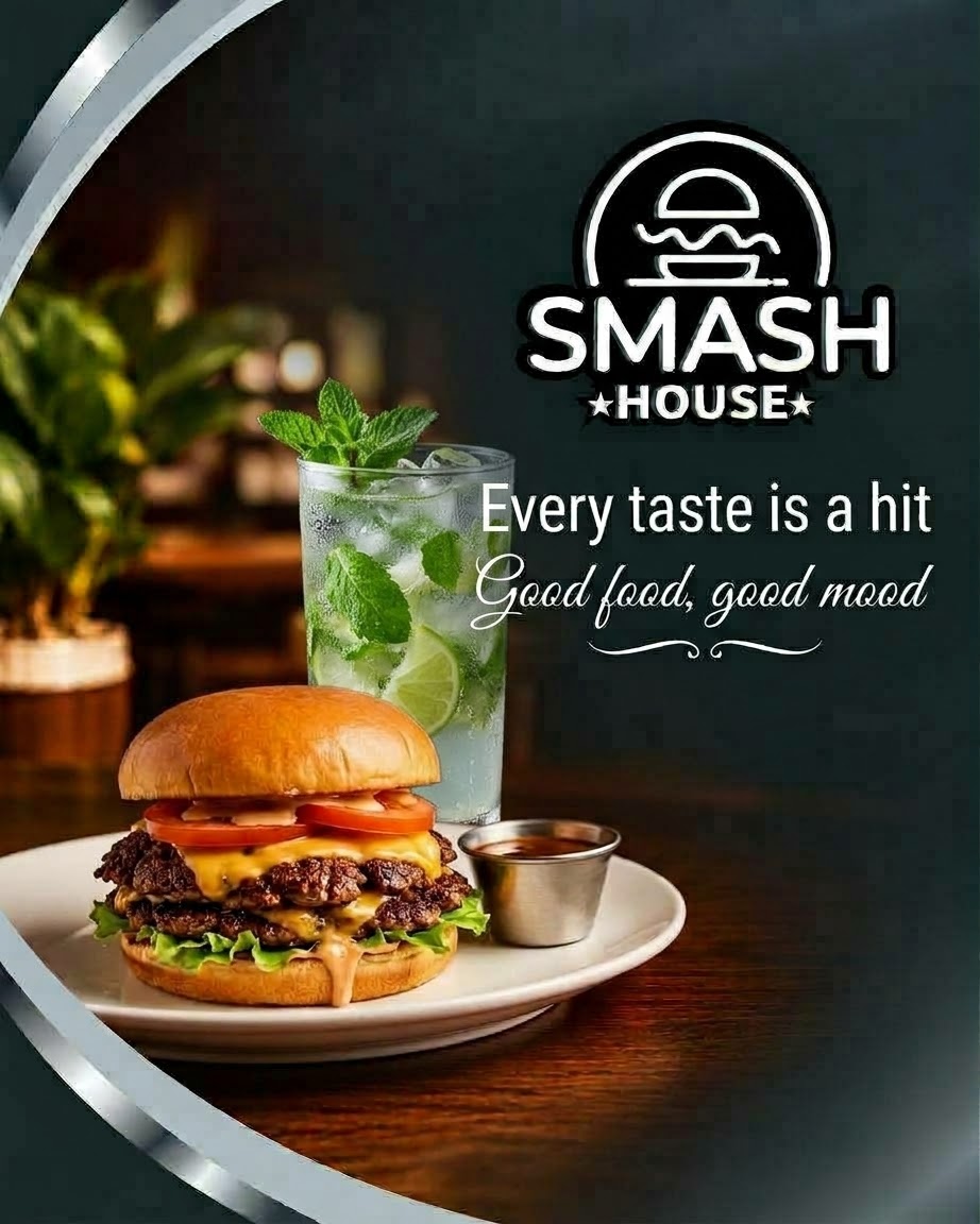 Delicious food served at Smash House